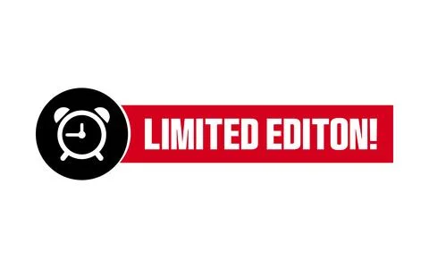 Limited Edition E-commerce Discount Offer Design CTA Vector Stock Illustration