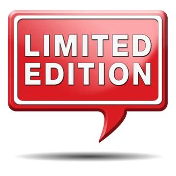 Limited edition icon Illustrazione stock