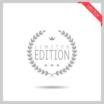Limited edition icon Stock Illustration