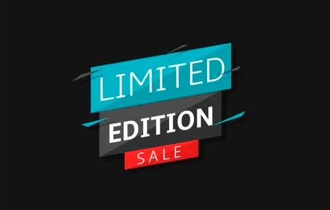 Limited edition label Stock Illustration