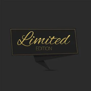 Limited edition label Stock Illustration