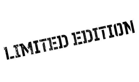 Limited Edition rubber stamp Illustrazione stock
