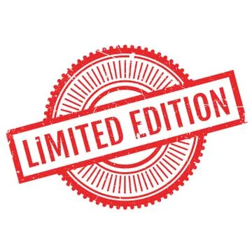 Limited edition stamp Illustrazione stock