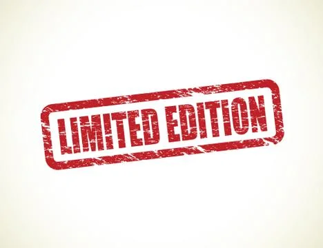 Limited edition stamp Stock Illustration