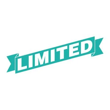 Limited Letter Rubber Stamp Vector Design Template 스톡 일러스트