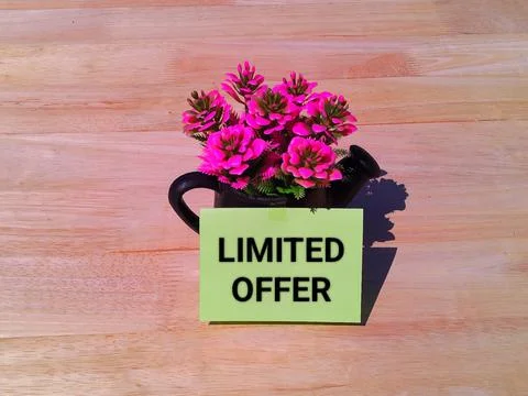 Limited offer concept  写真素材