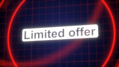 Limited offer-Holographic Logo Vídeo Stock 123734061