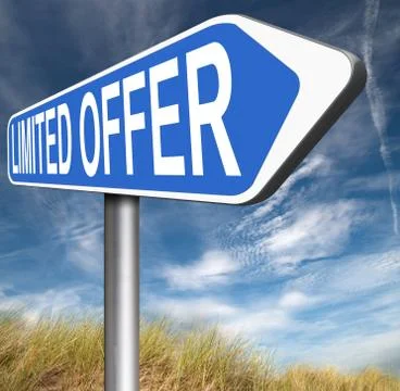 Limited offer Stock Illustration