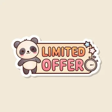 Limited-offer-sale-label Illustration