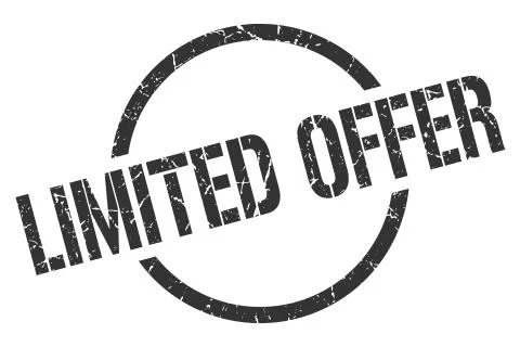 Limited offer stamp Stock Illustration