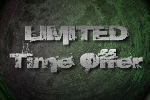 Limited time offer concept Stock Illustration
