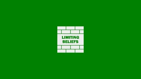 Limiting Beliefs Concept - Green Screen Stock Footage 333581212