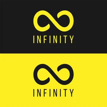 Limitless Abstract Vector Logo Template. Infinity Symbol Concept. Endless Sig Stock Illustration