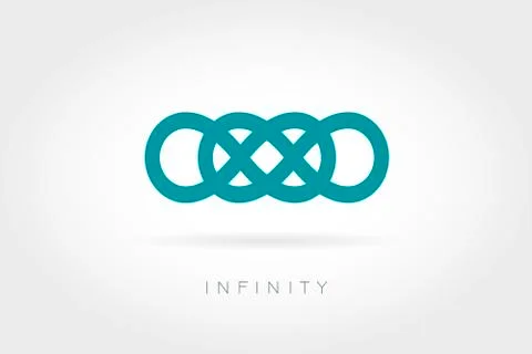 Limitless icon. Simple mathematical sign Stock Illustration