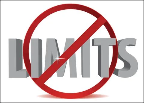 Limits off Stock Illustration