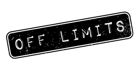 Off Limits rubber stamp Stockillustratie