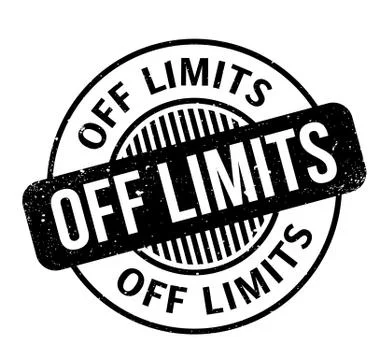 Off Limits rubber stamp Stockillustratie