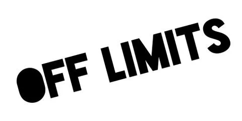 Off Limits rubber stamp Stockillustratie