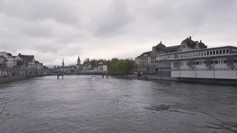 Limmat District 1 wide Stock Footage 89178226