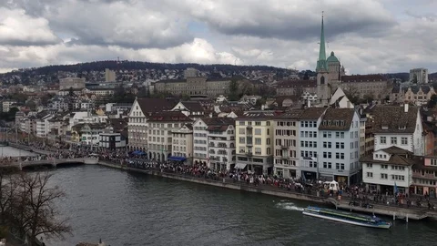 Limmat River Stock Footage 122340795