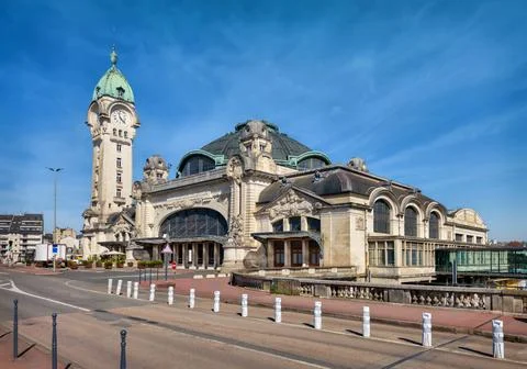 Limoges Benedictins train station Stock Photos