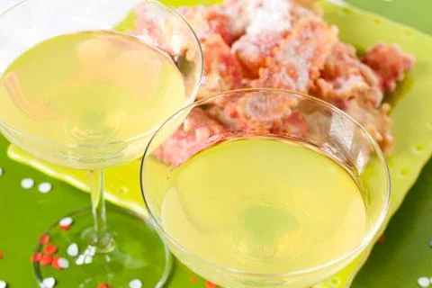 Limoncello Stockfoto's