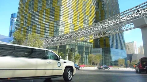 Limos in the City Stock Footage