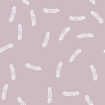 Limousine car line vector seamless pattern Illustrazione stock