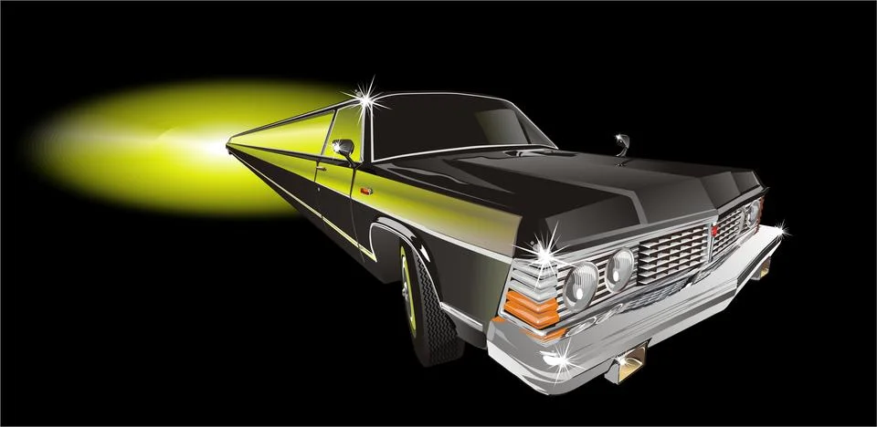 Limousine Stock Illustration