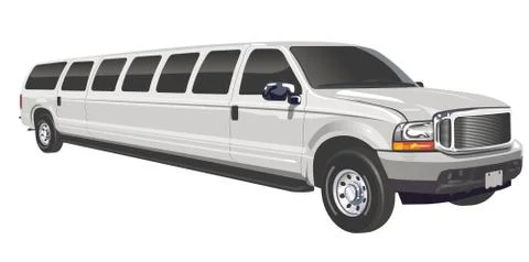 Limousine Stock Illustration