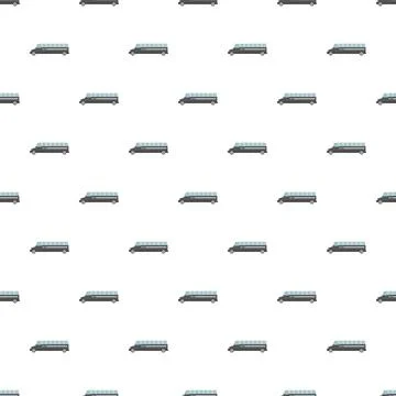 Limousine pattern creating seamless luxury transport background Stock Illustration