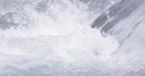 Limpid stream of the river Clear stream Stock Footage 152178418