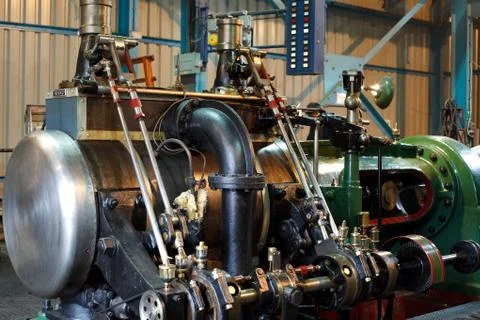 Linby colliery steam engine Foto stock