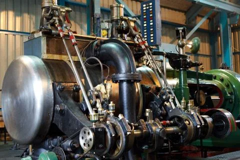 Linby colliery steam engine Foto stock