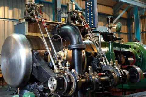 Linby colliery steam engine Foto stock