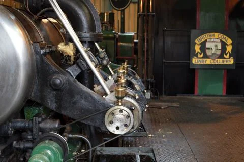Linby colliery steam engine Foto stock