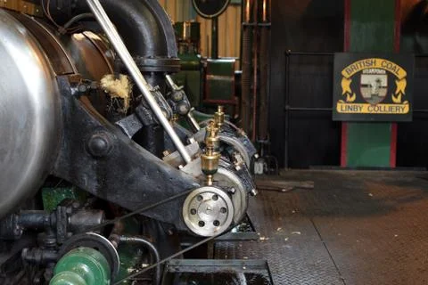 Linby colliery steam engine Foto stock