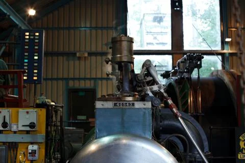 Linby colliery steam engine Stock Photos