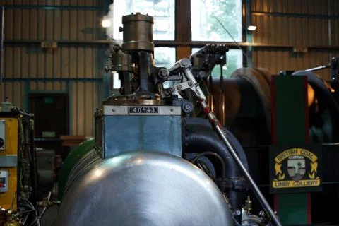 Linby colliery steam engine Foto stock