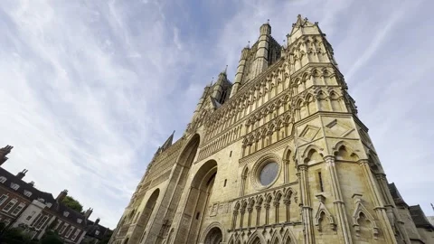 Lincoln Cathedral Stock Footage 283139258