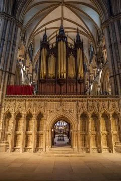 Lincoln cathedral Stock Photos