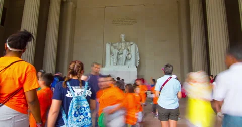 Lincoln Off Center Stock Footage 40971527