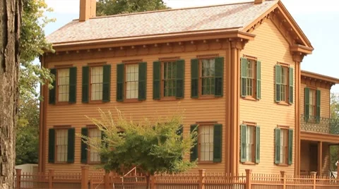 Lincoln Home Stock Footage 8770710