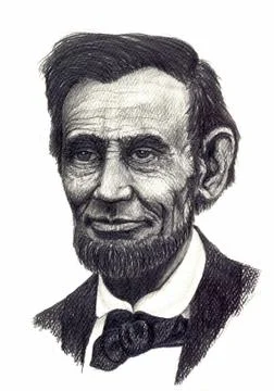 A. Lincoln Illustrazione stock
