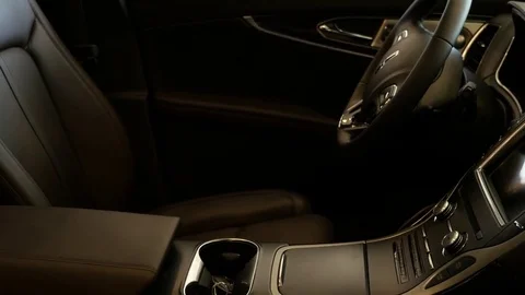 Lincoln Interior Stock Footage 74586089