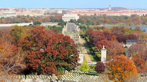 Lincoln Memorial Bridge Stock Footage 59554022