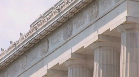 Lincoln Memorial Video stock 80800