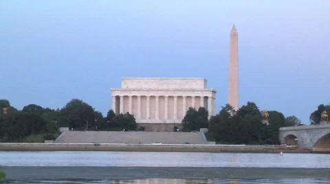 Lincoln Memorial Stock Footage 850686
