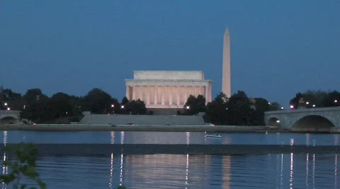 Lincoln Memorial Stock Footage 850696