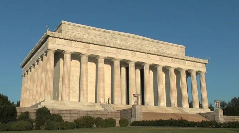 Lincoln Memorial Stock Footage 877380
